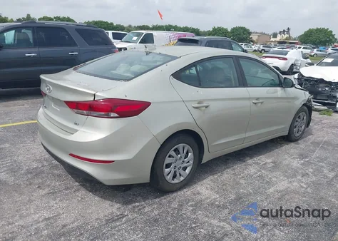 2017 Hyundai Elantra Se z USA, uszkodzony, nr VIN KMHD74LF5HU072543